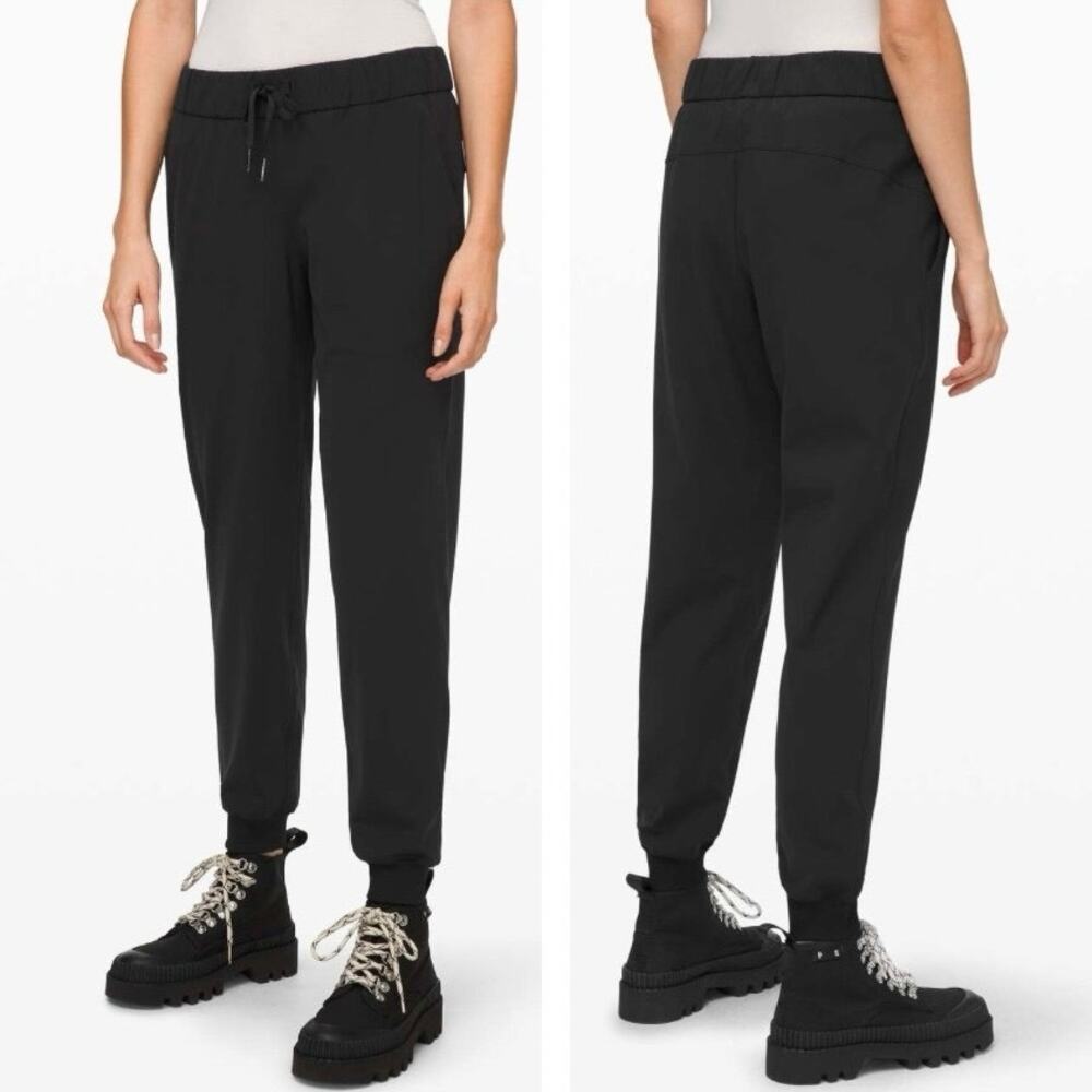 Lululemon On the Fly Jogger Luxtreme Black Mid Rise Womens - Size 2